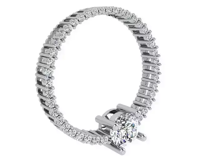 Diamond Circle Pendant 3749