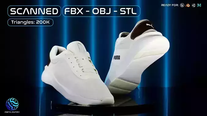 3D Scanned and Optimised Shoe - 4