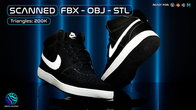 3D Scanned and Optimised Shoe - 5 3D model