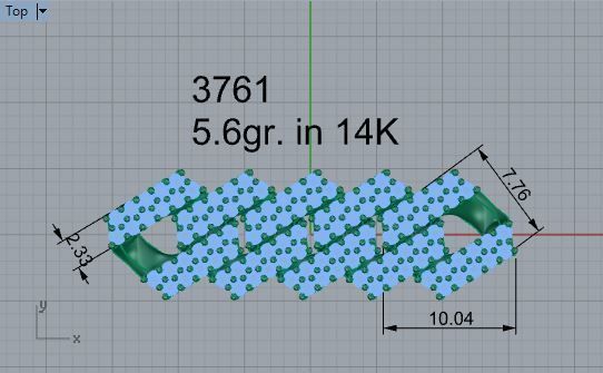 Cunim Chain 3761 3D print model_4