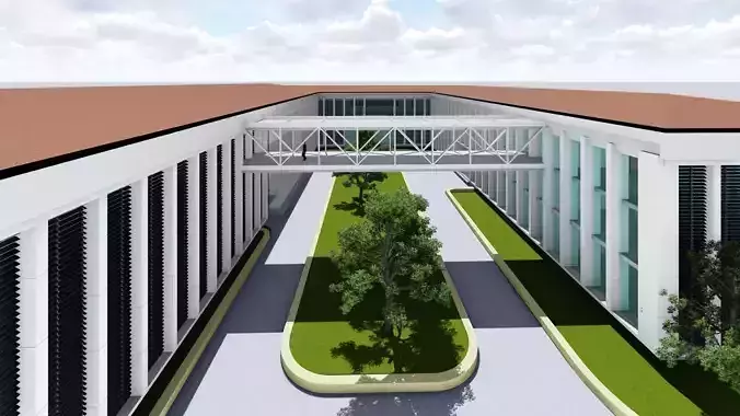 CULTURAL CENTER AND THEATER 3D model