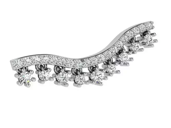 Necklace With Round Diamonds 3765