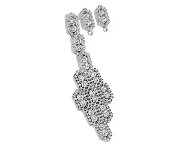 Luxury Earrings With Diamonds 3769