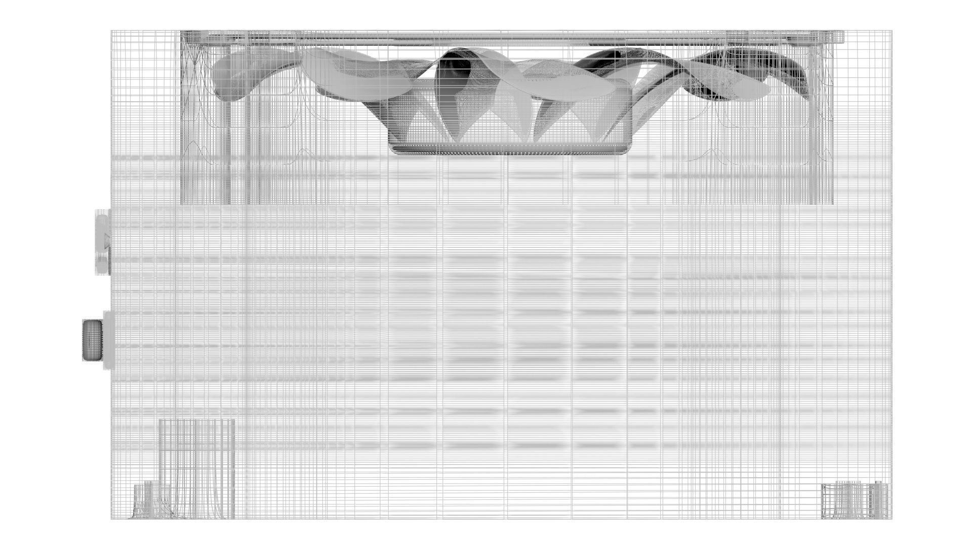 Black Power Supply Unit 3D model_21