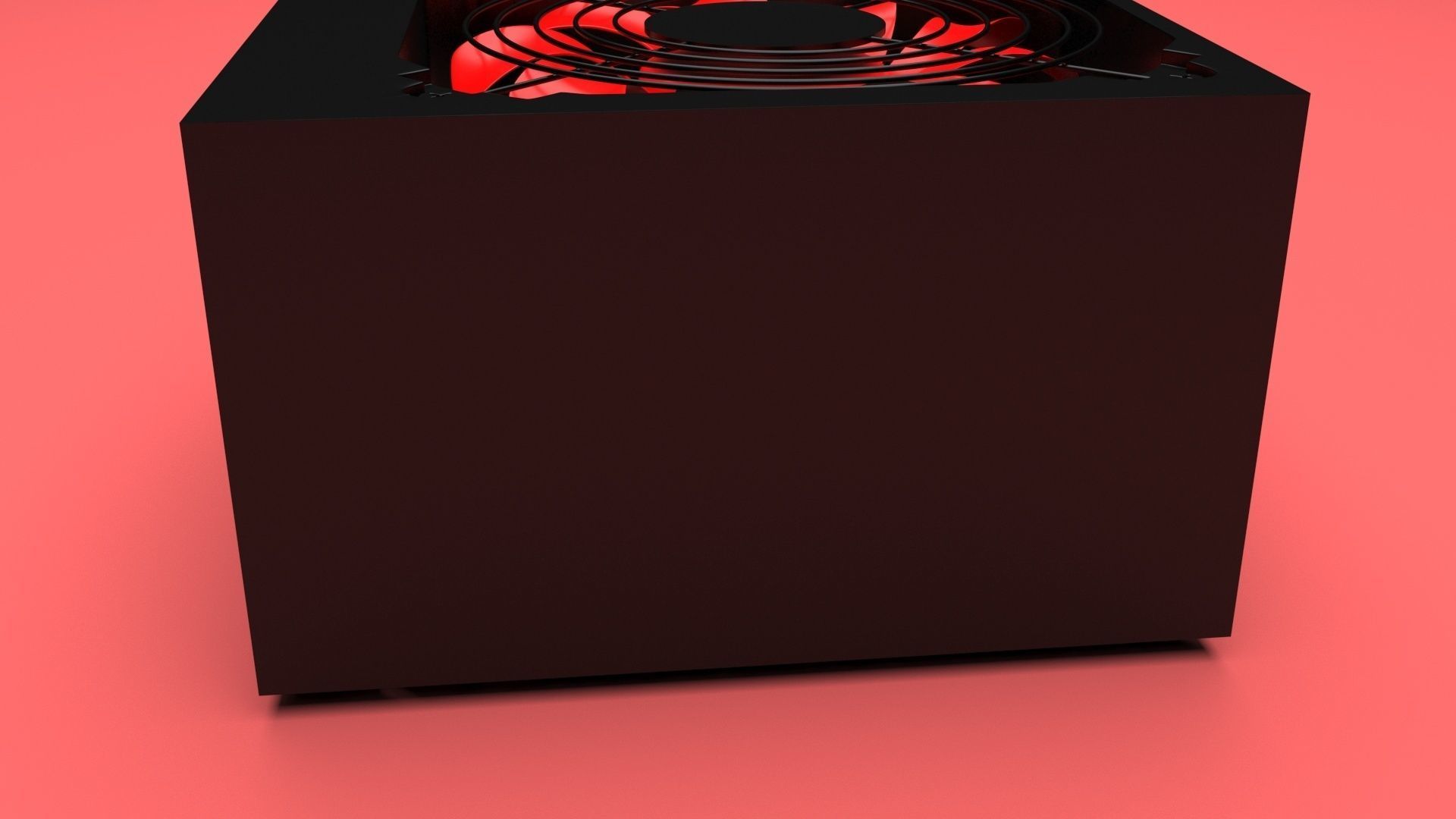 Black Power Supply Unit 3D model_25