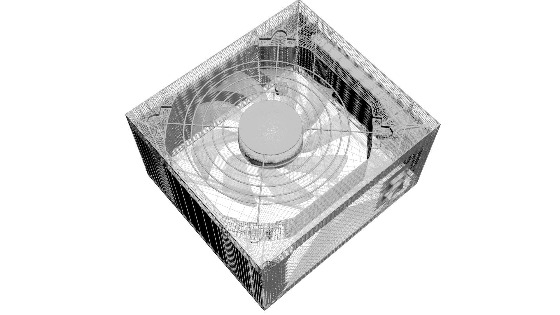 Black Power Supply Unit 3D model_17