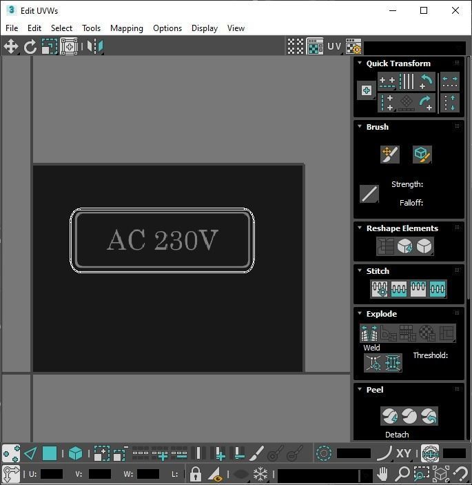 Black Power Supply Unit 3D model_26