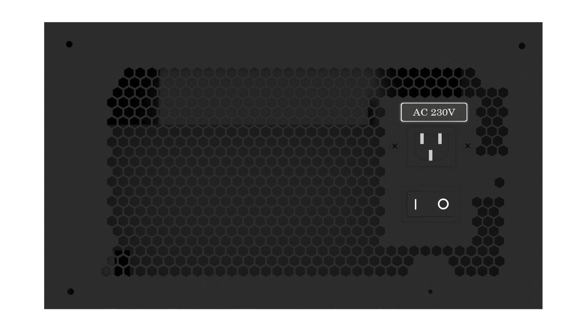 Black Power Supply Unit 3D model_11