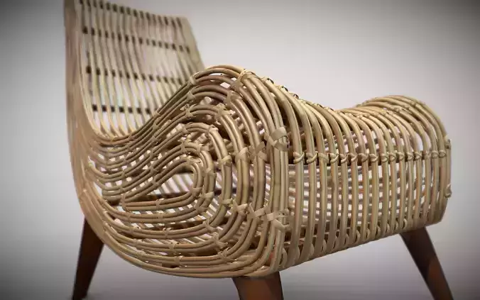 Tika Chair natural rattan armchair