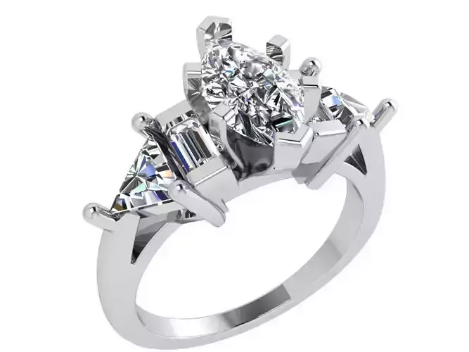 Marquise Cut Diamond Fashion Ring 3781