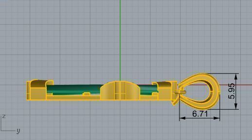 Cross Pendant 3782 3D print model_6