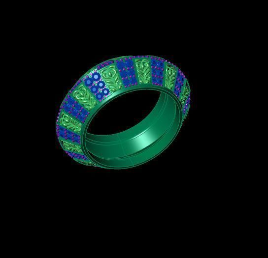 Rings 3D print model_2