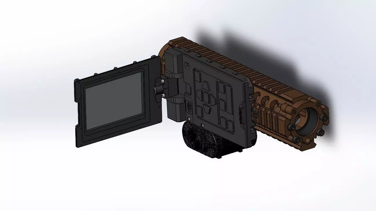 Wilcox weapon video display 3D print model_0