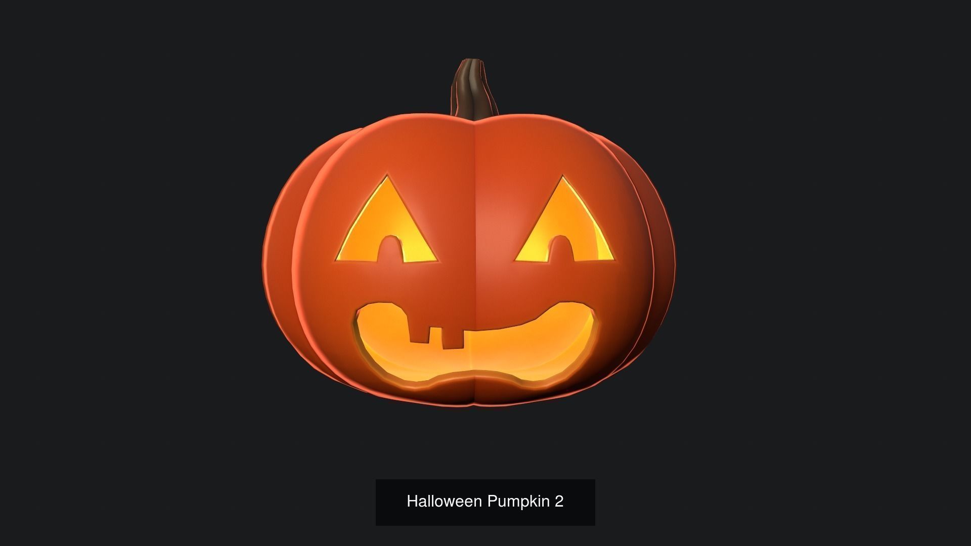 Halloween Pumpkins 3D Model Collection_1