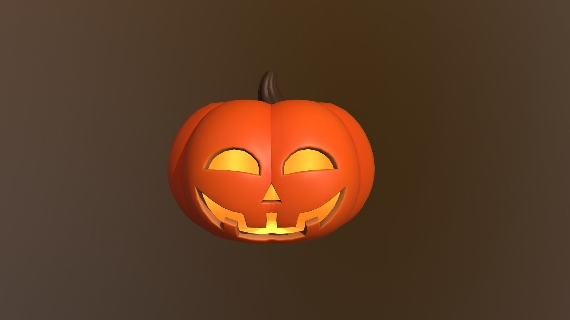 Halloween Pumpkins 3D Model Collection_5