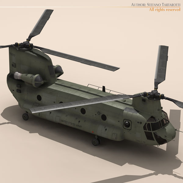 CH-47 US Army 3D model_7