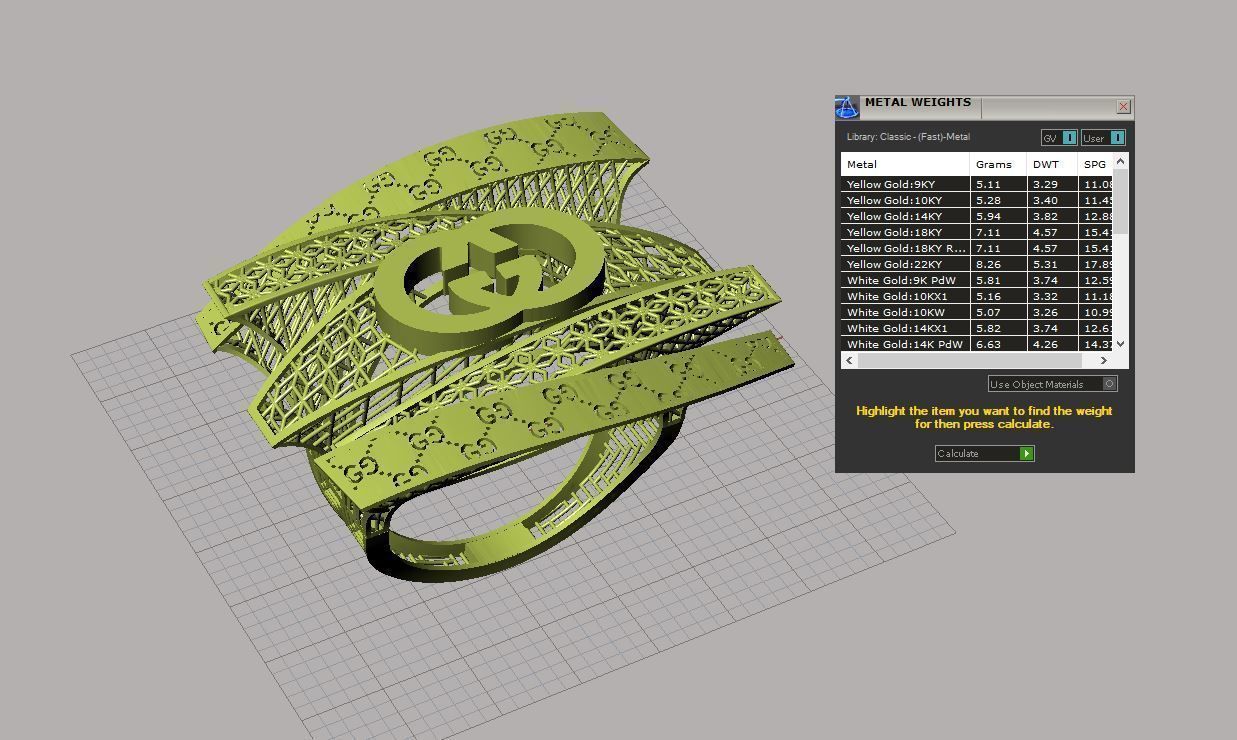 torturial ring 3D print model_8