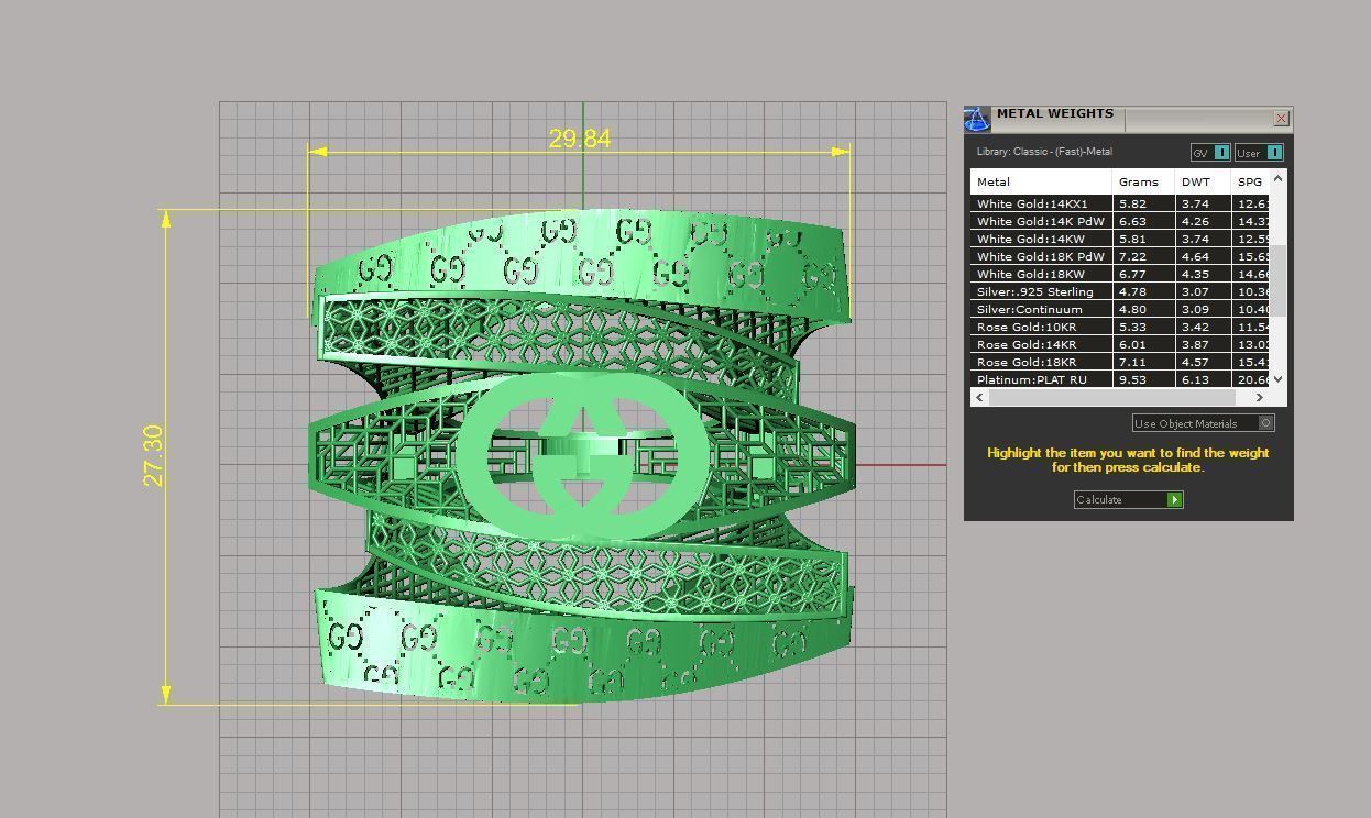 torturial ring 3D print model_10