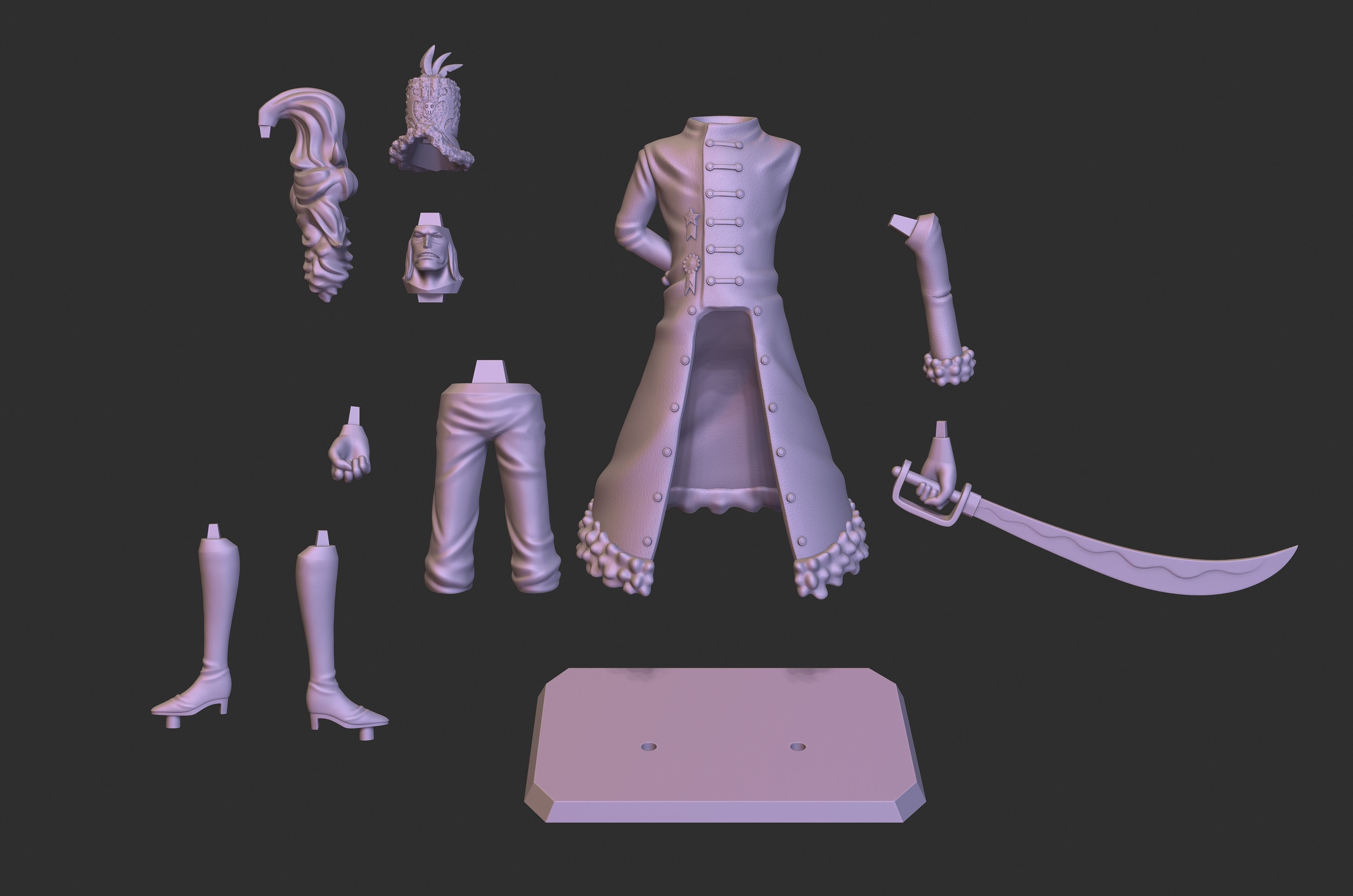 SULEIMAN - ONE PIECE ANIME 3D print model_2