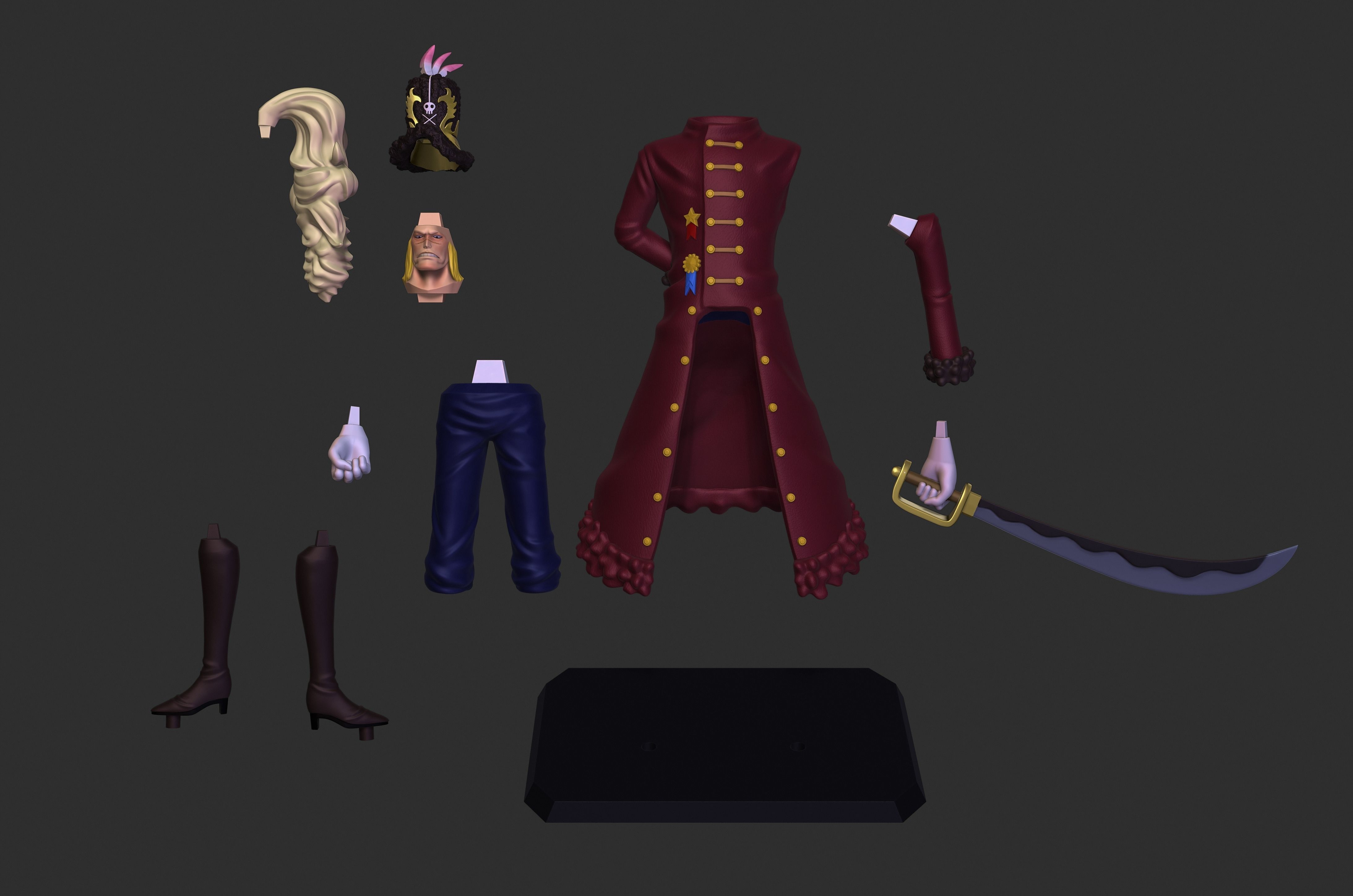 SULEIMAN - ONE PIECE ANIME 3D print model_5