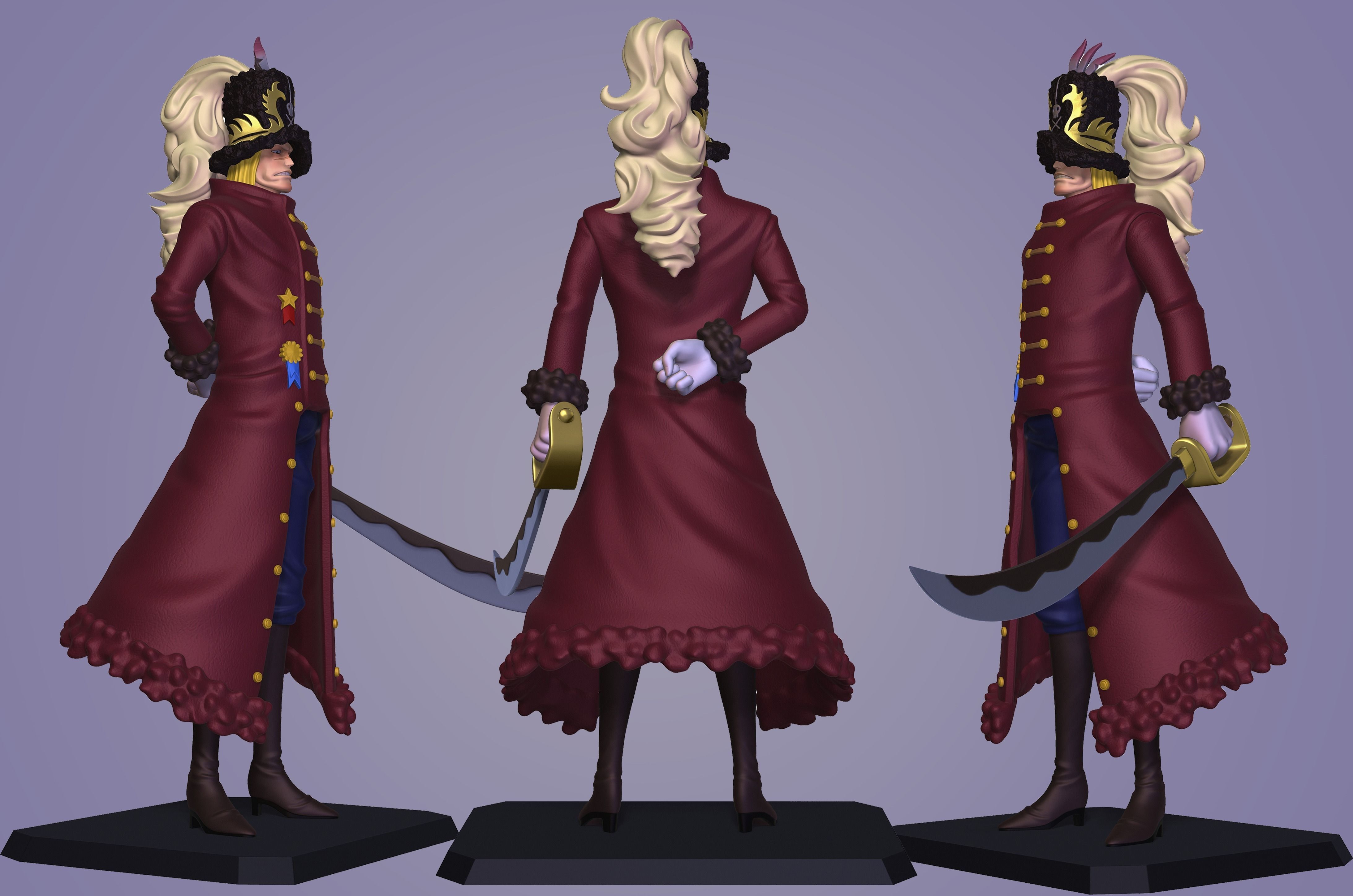 SULEIMAN - ONE PIECE ANIME 3D print model_4