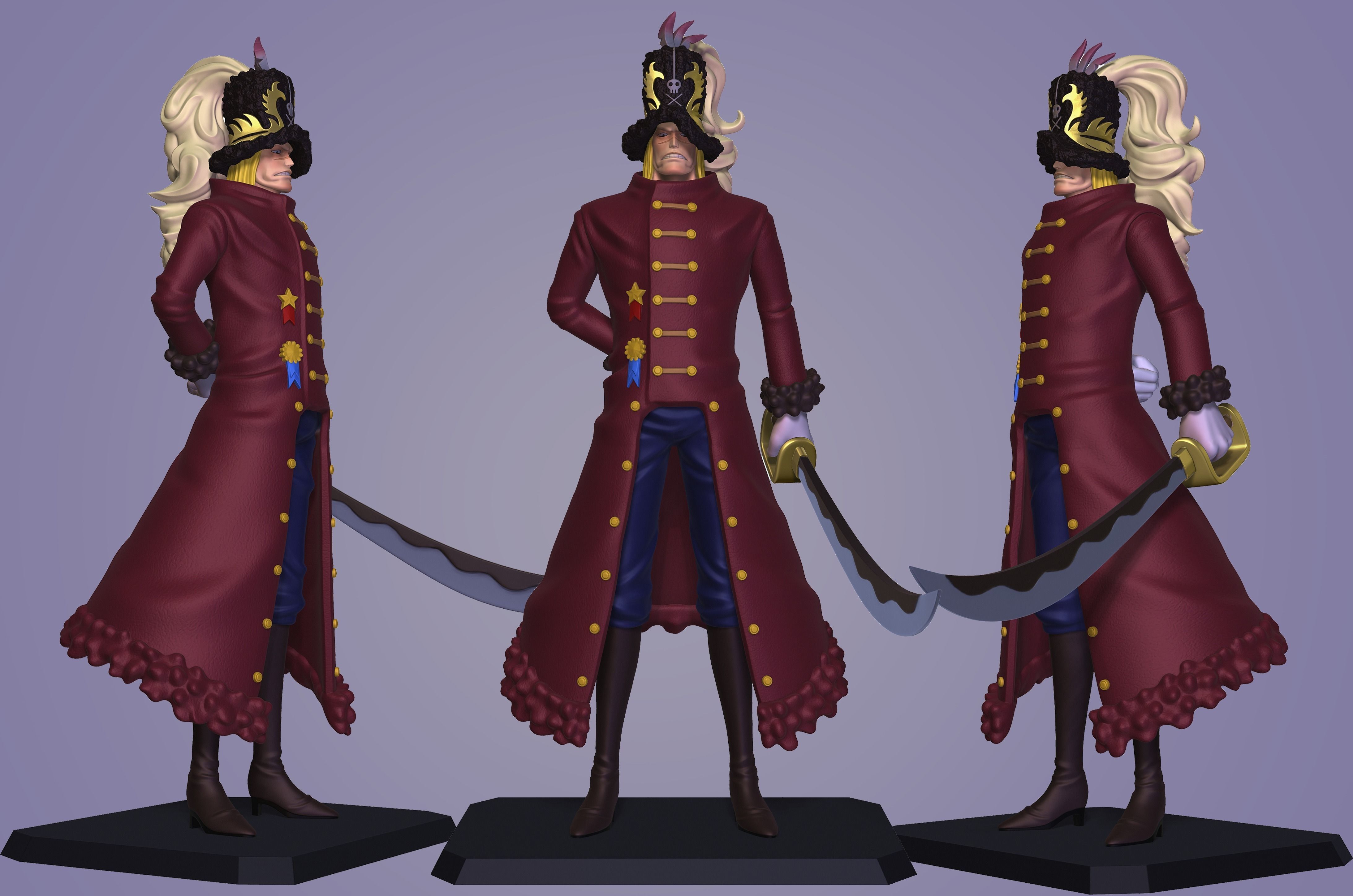 SULEIMAN - ONE PIECE ANIME 3D print model_1