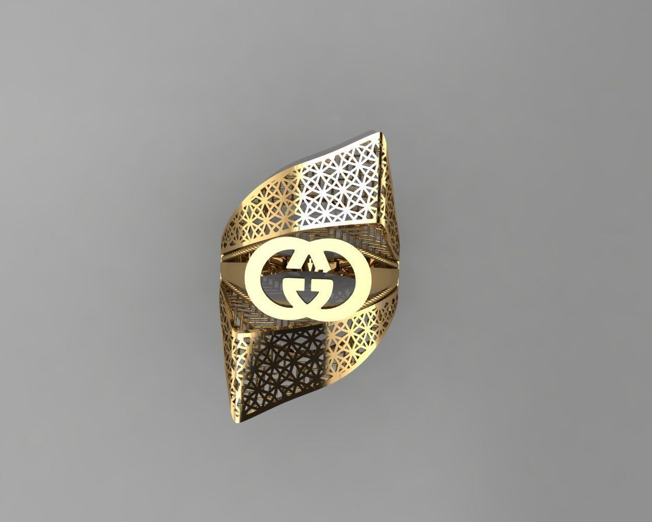 torturial ring 3D print model_3