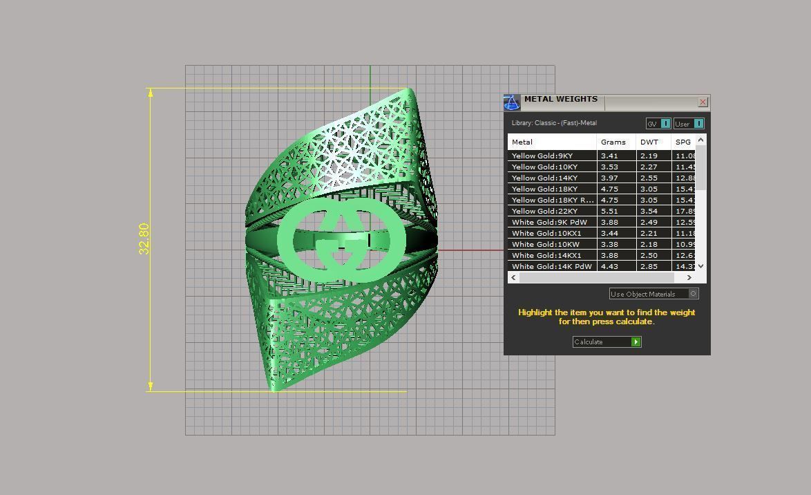 torturial ring 3D print model_9