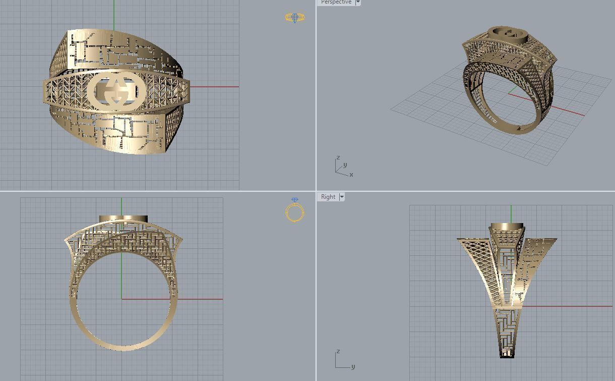 toturial ring 3D print model_3