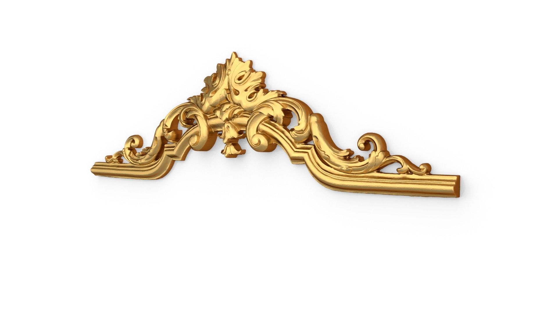 Classic carved decor ornament 399 3D model_2