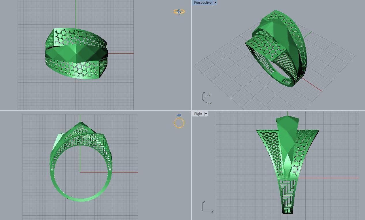 Fusion ring 3D print model_8