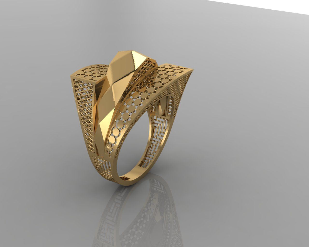 Fusion ring 3D print model_13