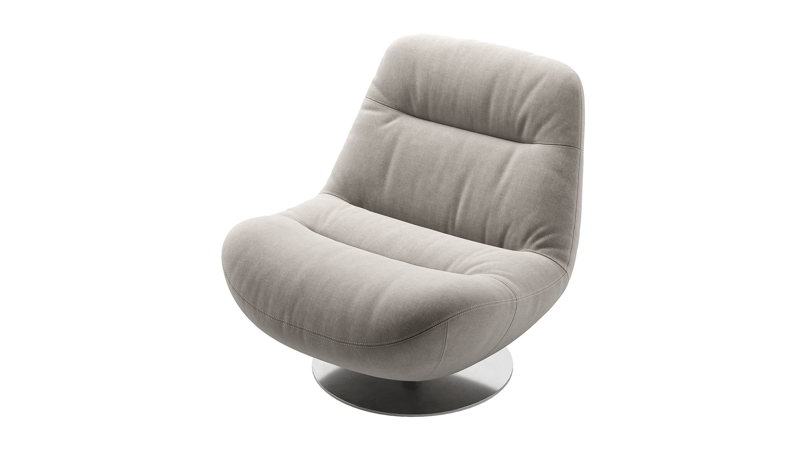 Manarola Swivelling Armchair 3D model_5