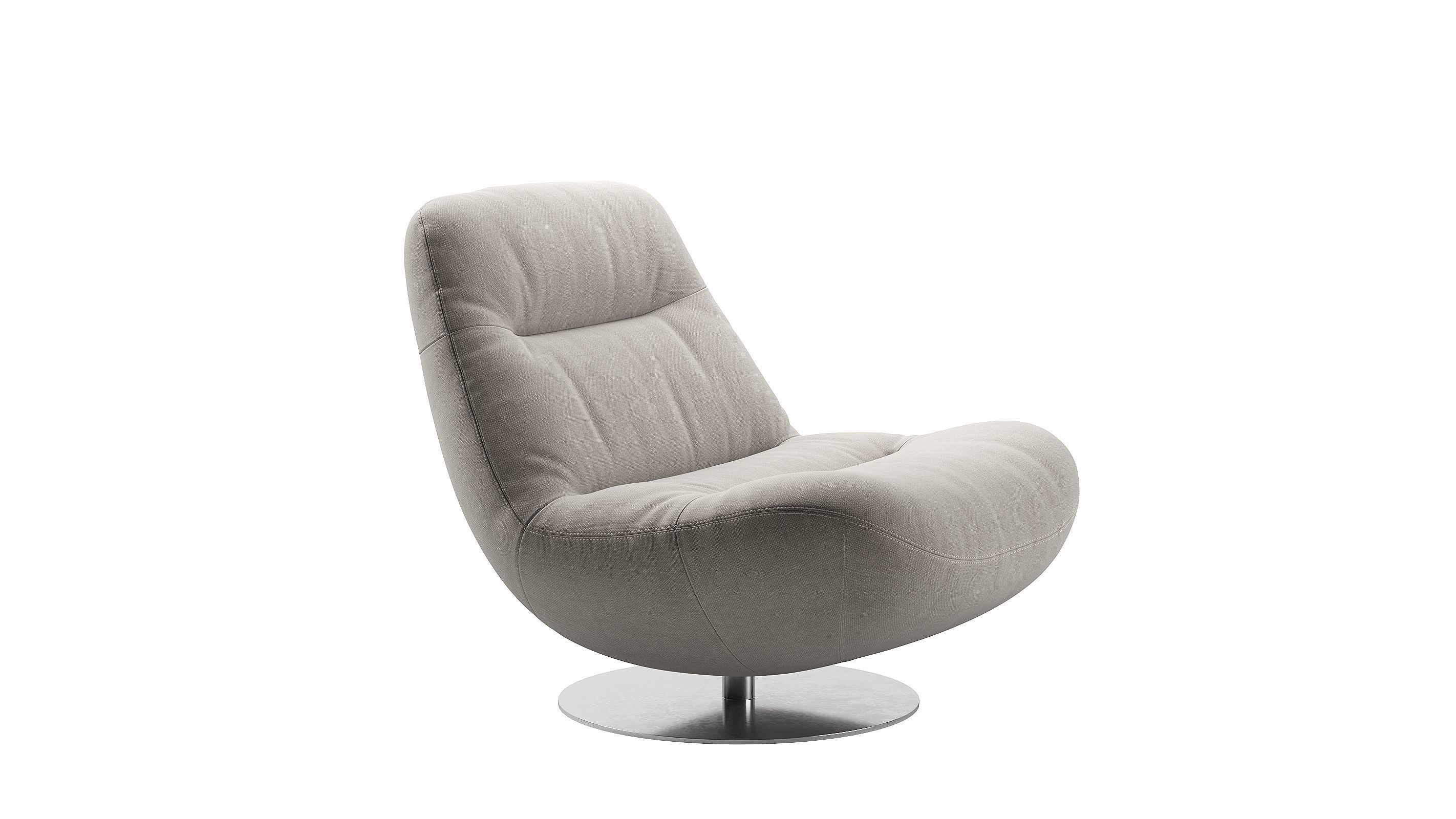 Manarola Swivelling Armchair 3D model_2