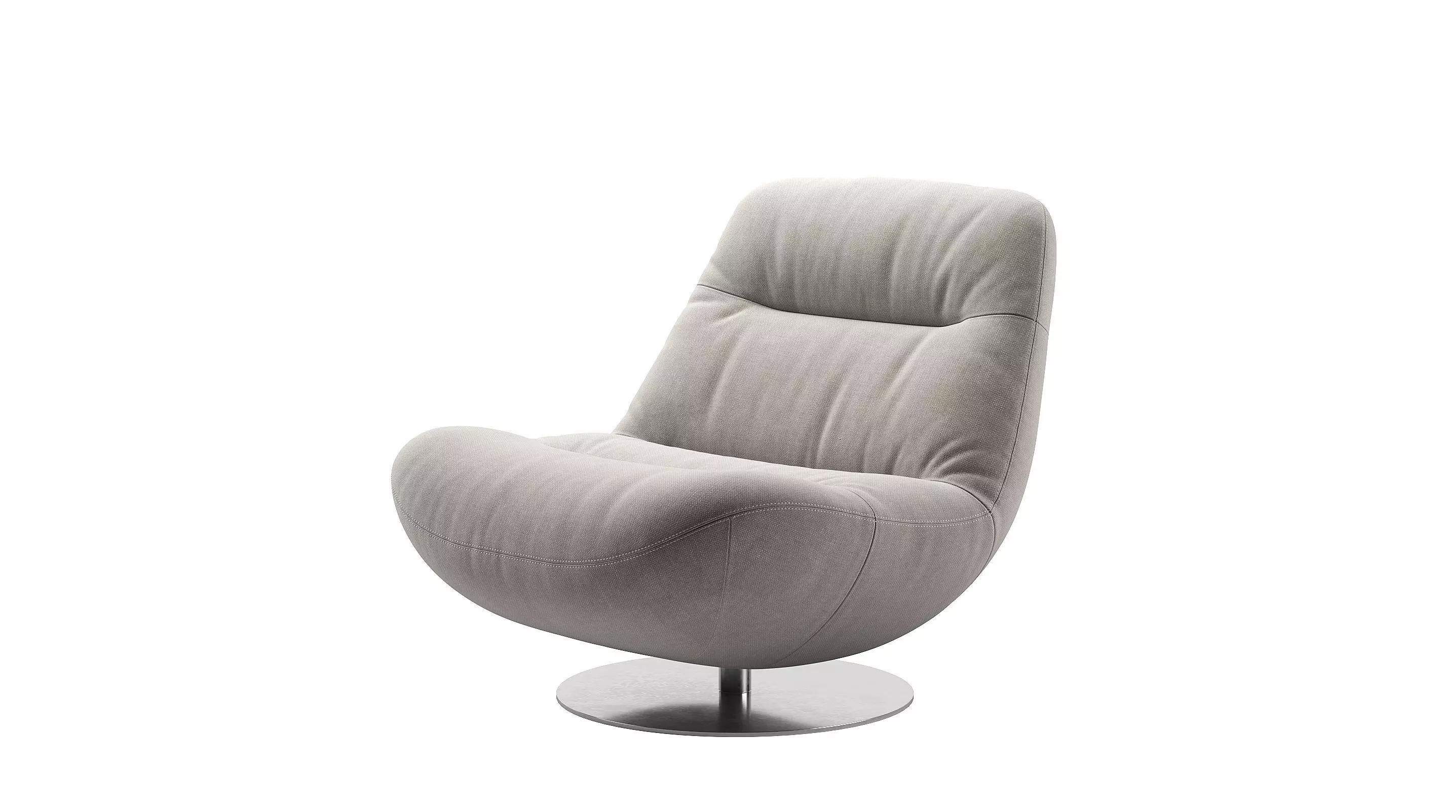 Manarola Swivelling Armchair 3D model_0