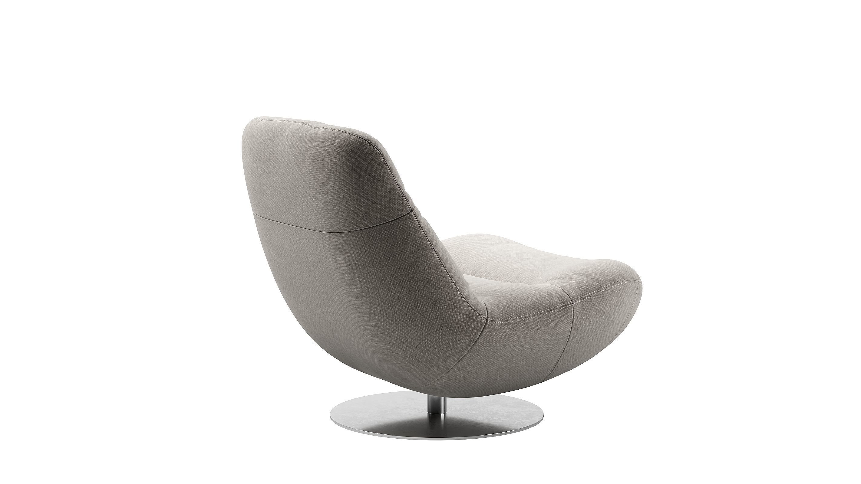 Manarola Swivelling Armchair 3D model_3