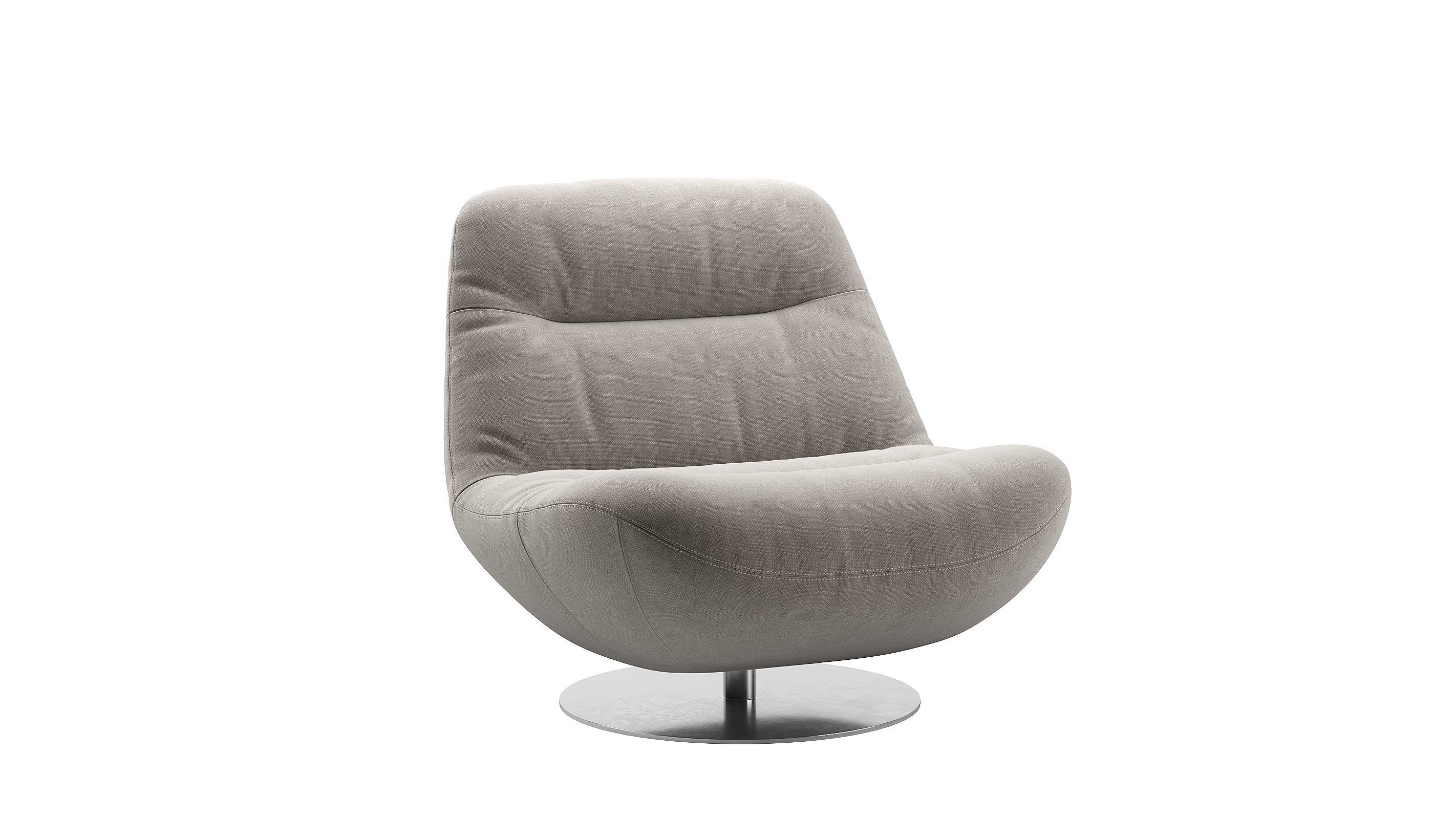 Manarola Swivelling Armchair 3D model_4