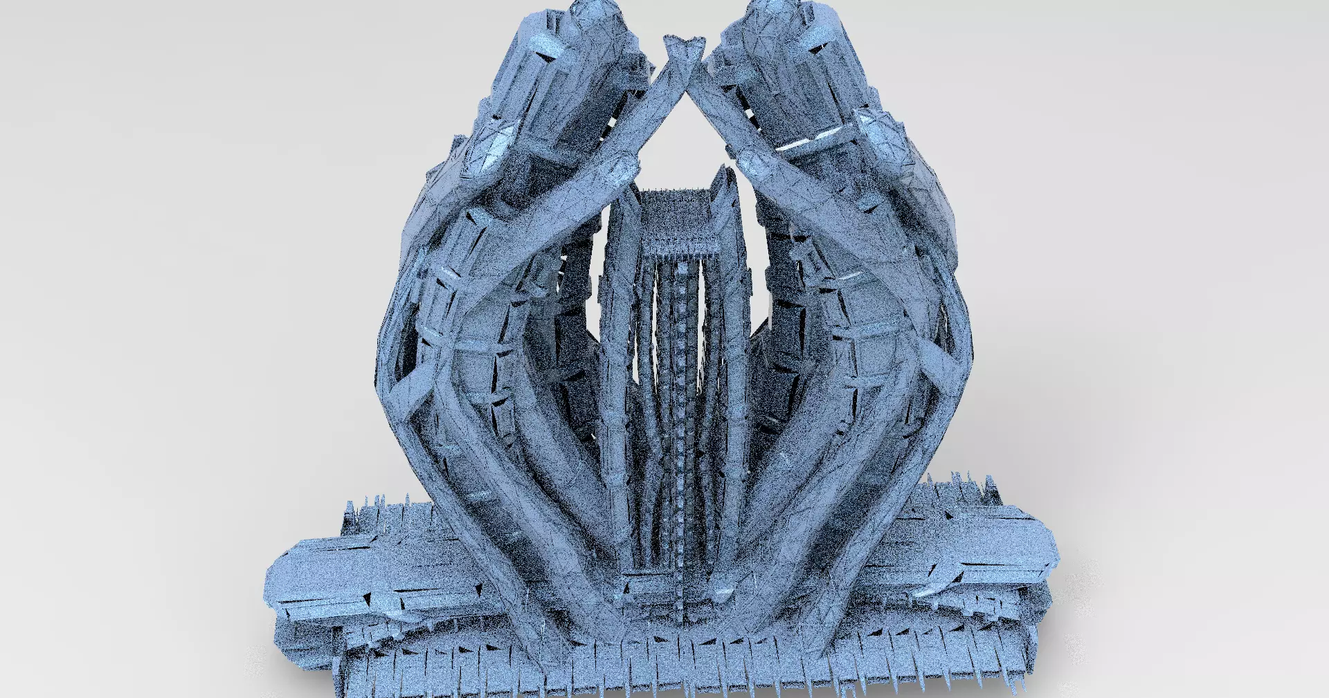 New World eclipse Tower 3D model_0