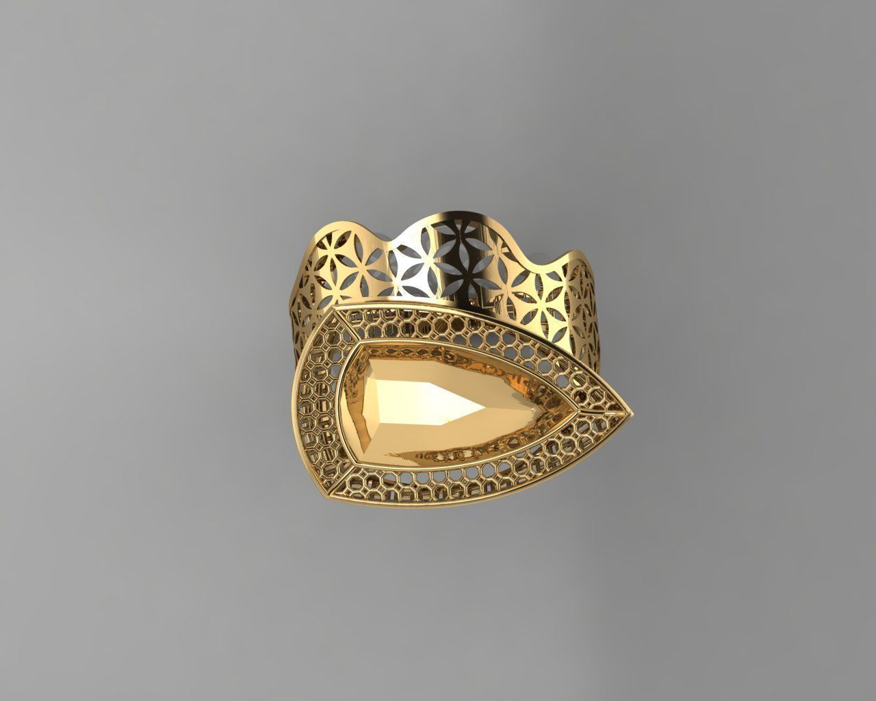 torturial ring 3D print model_10