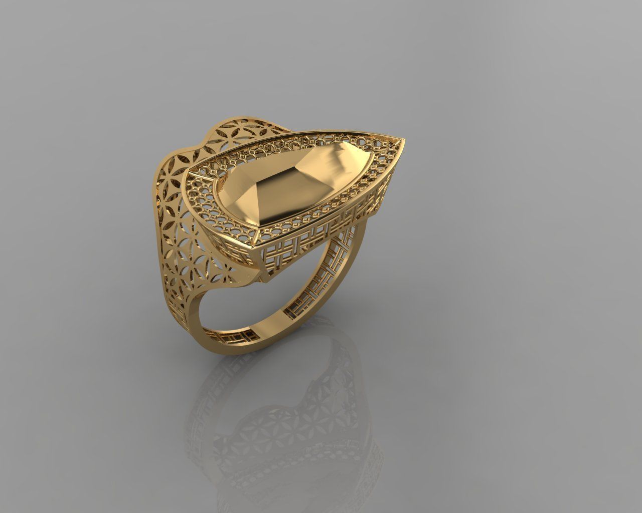 torturial ring 3D print model_9