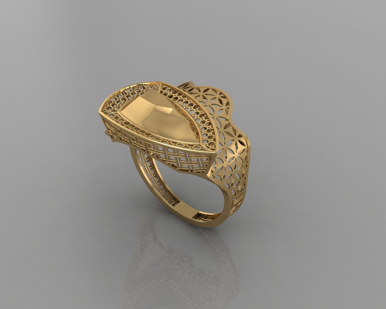 torturial ring 3D print model_8