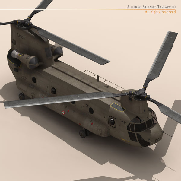 CH-47 Esercito Italiano 3D model_1
