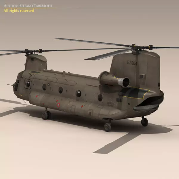 CH-47 Esercito Italiano 3D model_0