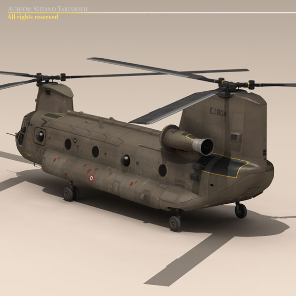 CH-47 Esercito Italiano 3D model_6