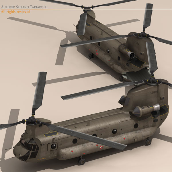 CH-47 Esercito Italiano 3D model_12