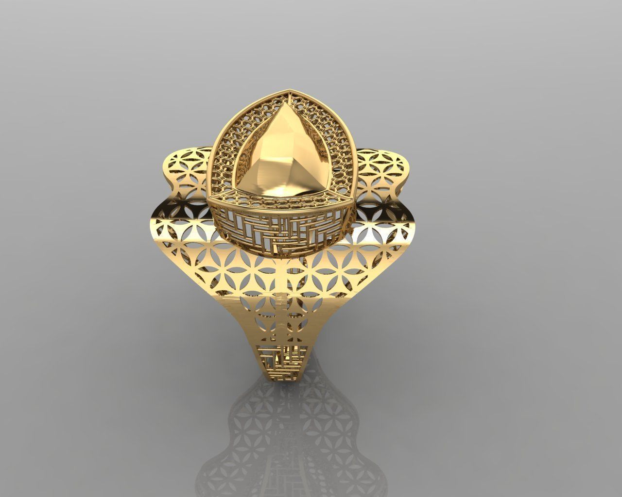 torturial ring 3D print model_16