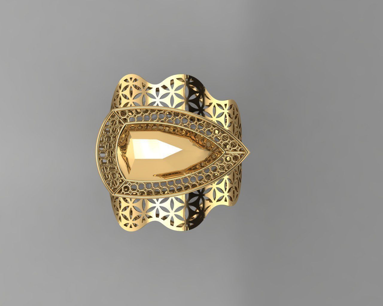 torturial ring 3D print model_1