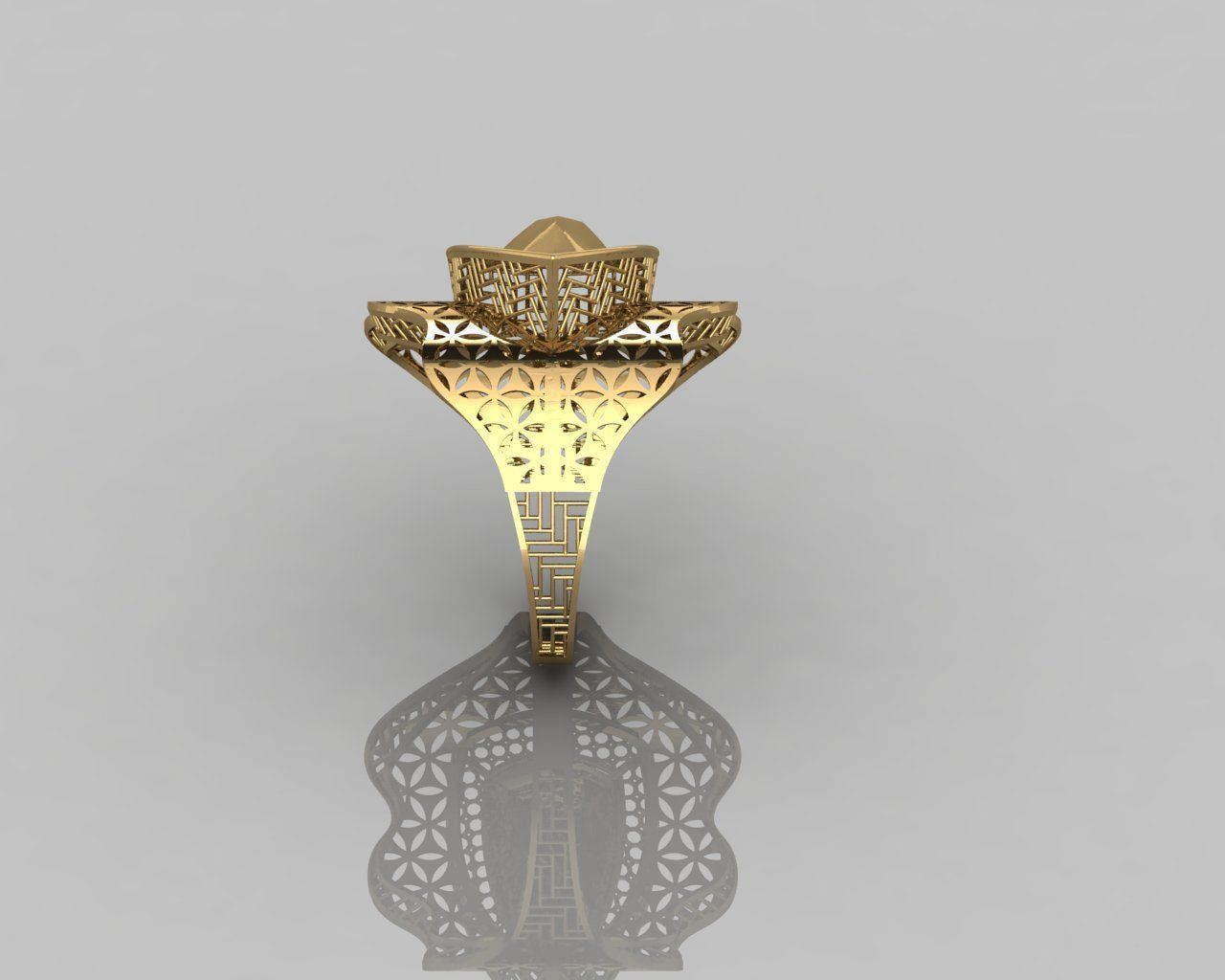 torturial ring 3D print model_7