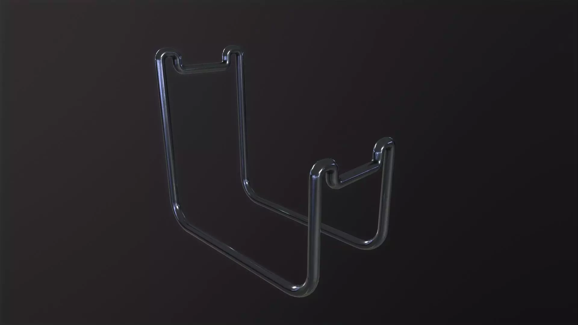 Gun Stand 3D Model Low-poly 3D model