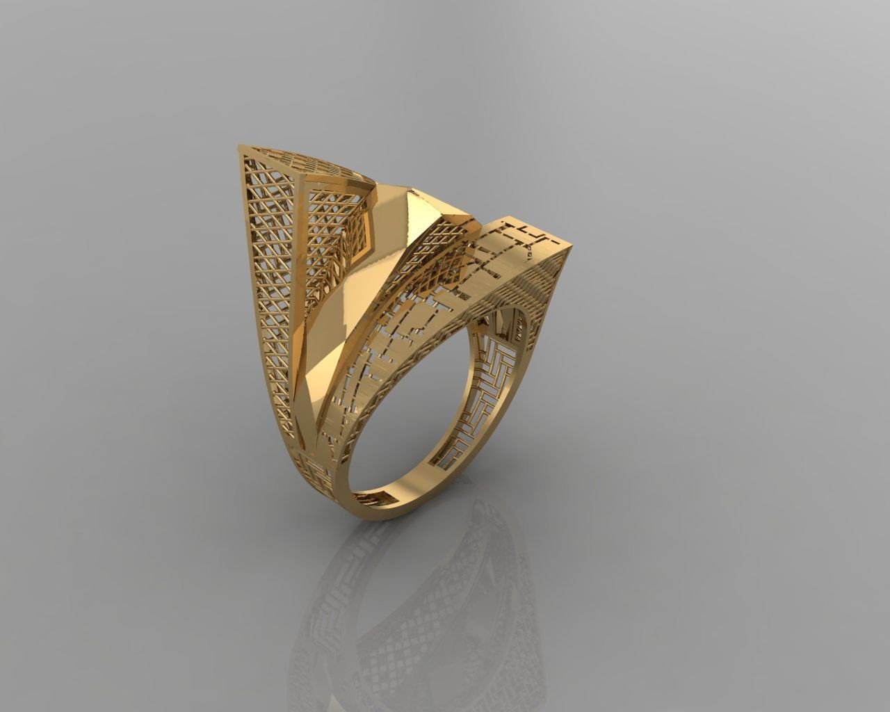 torturial ring 3D print model_10